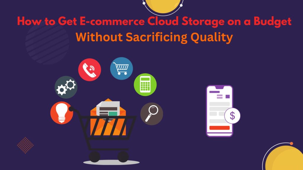 E-commerce cloud storage on a budget