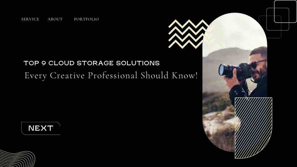 Cloud storage for creative professionals