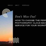 photography cloud backup service